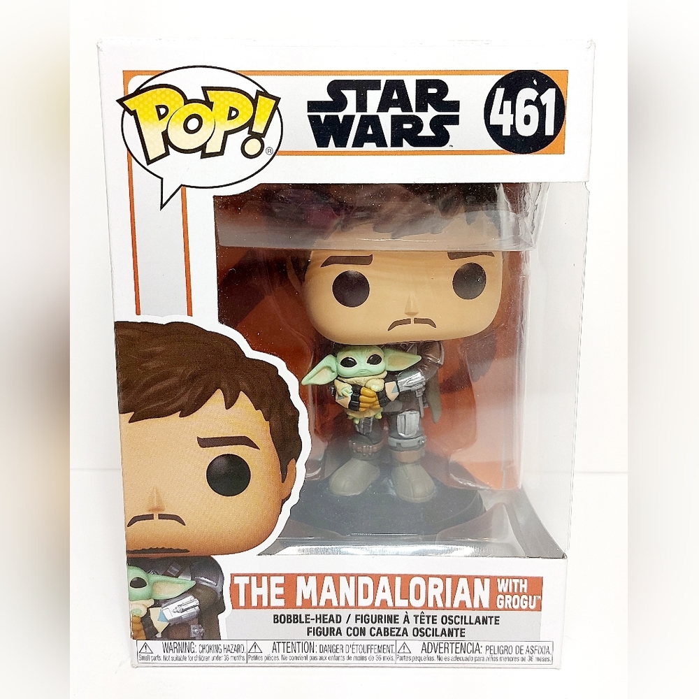 Star Wars The Mandalorian with Grogu Funko Pop Figure #461‎